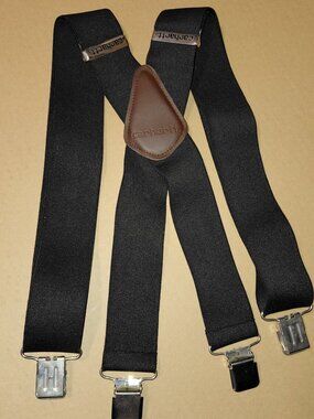 Carhartt® Men's Rugged Flex 2" Utility Elastic Suspender Adjustable Length Black